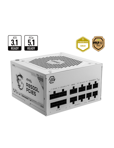 PSU MSI MAG A850GL PCIE5 WHITE